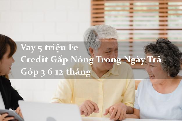 Vay 5 triệu Fe Credit Gấp Nóng Trong Ngày Trả Góp 3 6 12 tháng